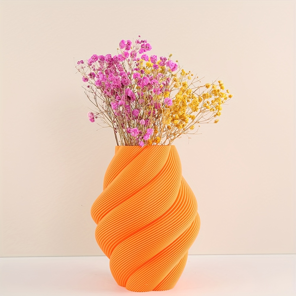 1pc Bohemian Style Vase, For Home Decor, Suitable For Room Decoration, Hallway Decoration, Office Dried Flower Decoration, Best Holiday Gift