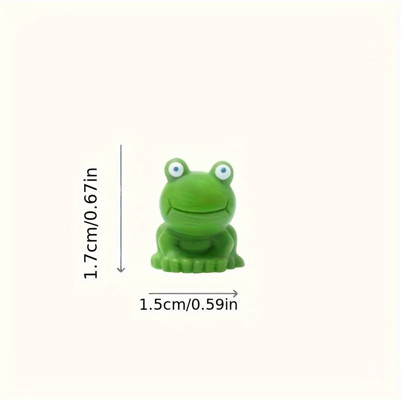 Cute Mini Green Resin Little Frogs Fairy Tale Garden - Temu