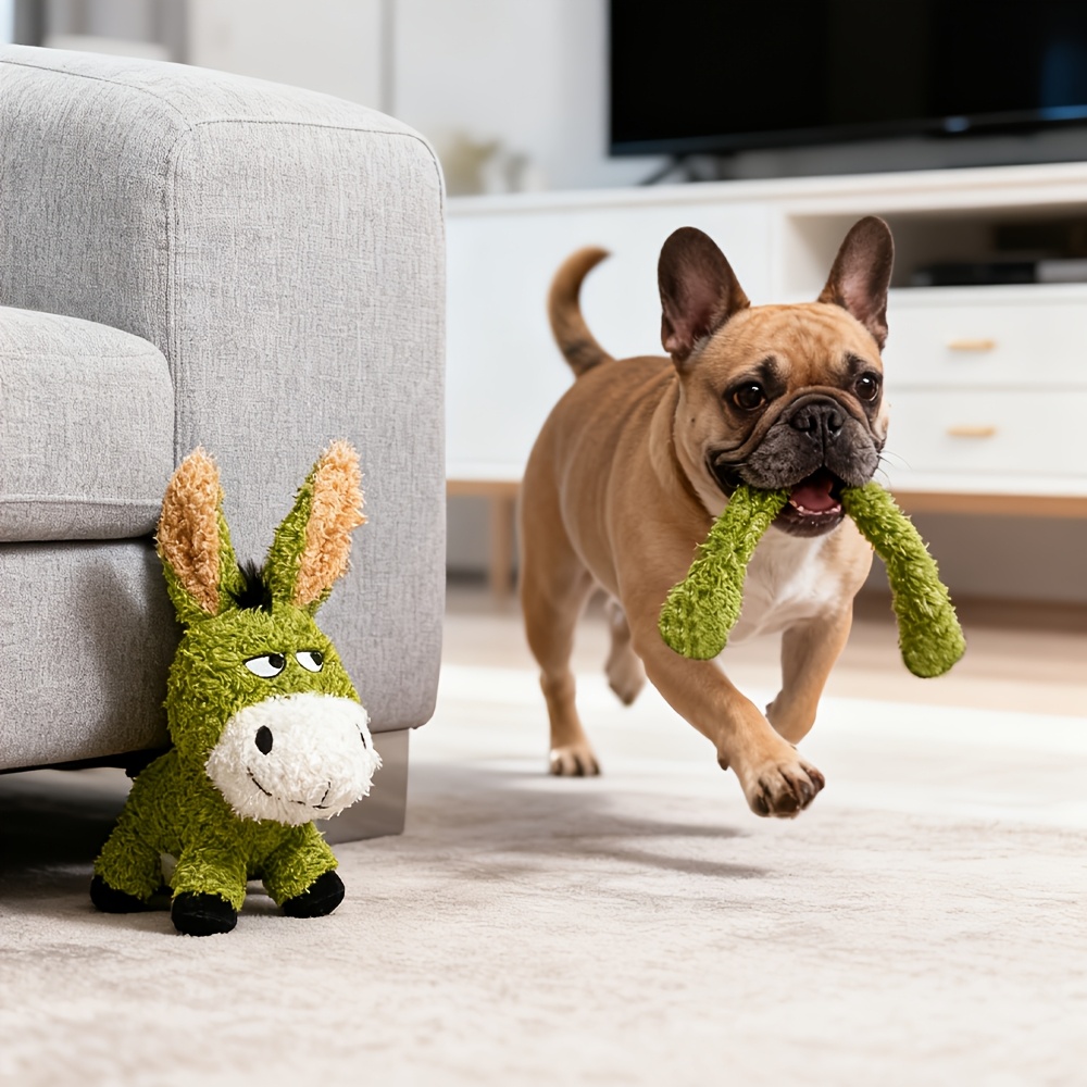 Interactive Boredom-Relieving and Soothing Plush Toy for Cats and Dogs, Double-Layer Composite Material, Tear-Resistant and Washable, Squeaky Chew Companion Toy Suitable for All Pet Breeds