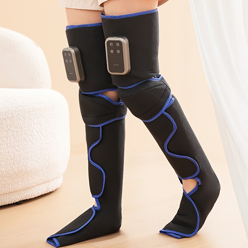 

1pc Full Leg Massager, Safety Cushion Warm Compress Leg Massager 360° Wrap 3 Gear Strength Adjustment Usb Charging Leg Massager