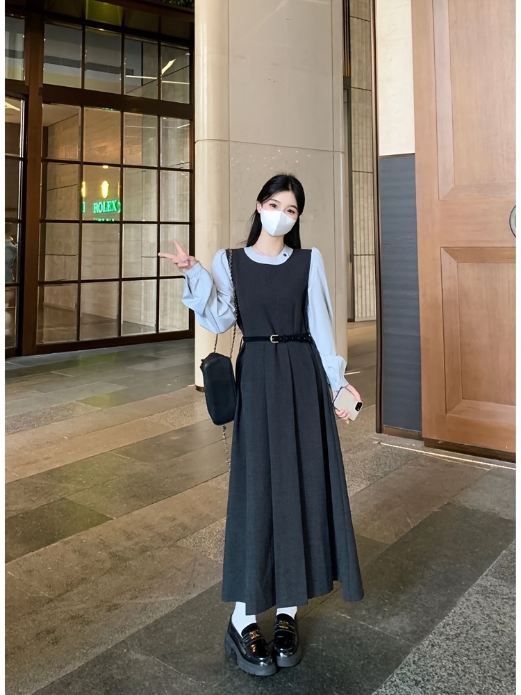 ivory color dresses Ethereal Long Sleeve Maxi Dress main image 1
