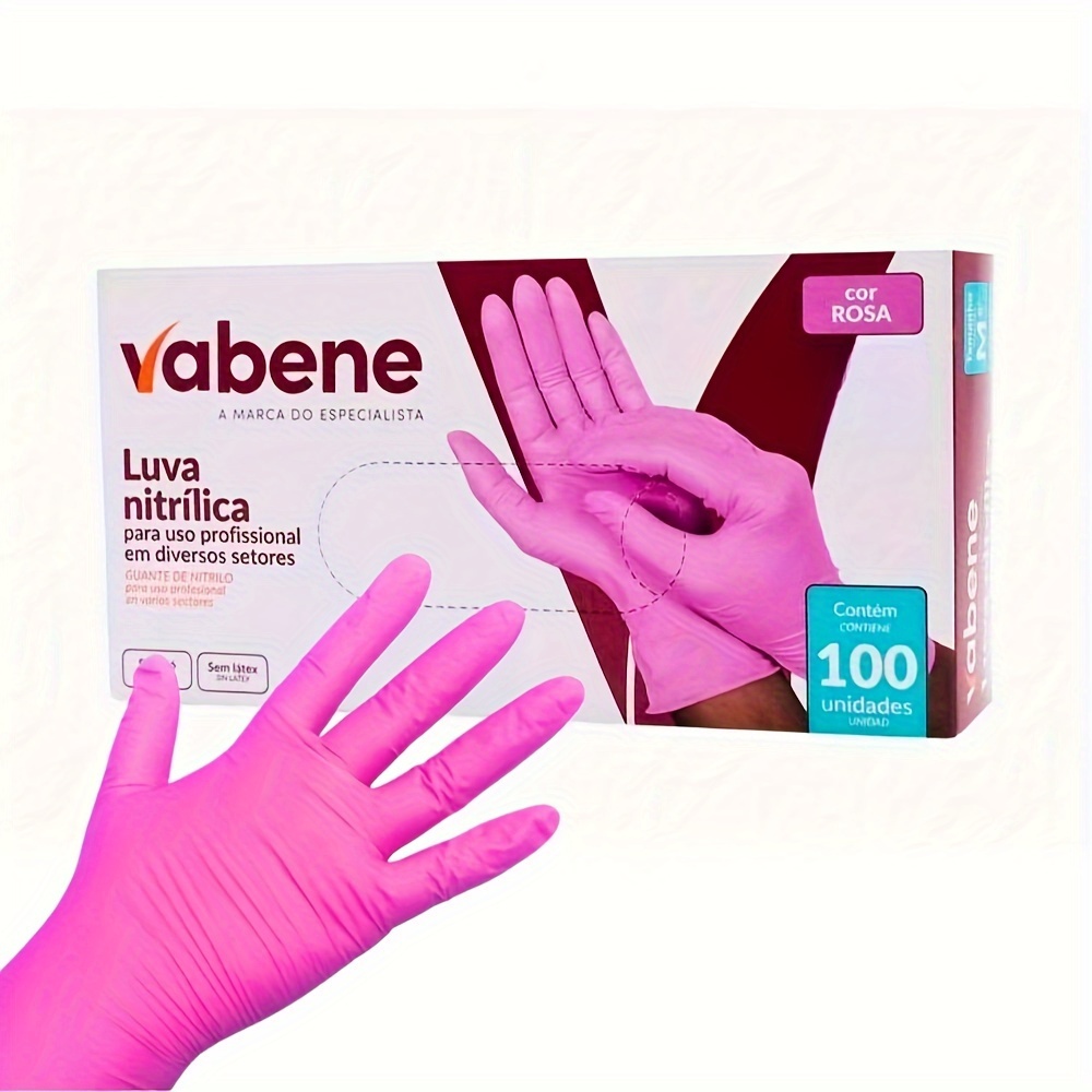 

Deep Pink Disposable Cleaning Gloves - Waterproof, Latex-free, And Powder-free For Kitchen, Bathroom, And General Cleaning