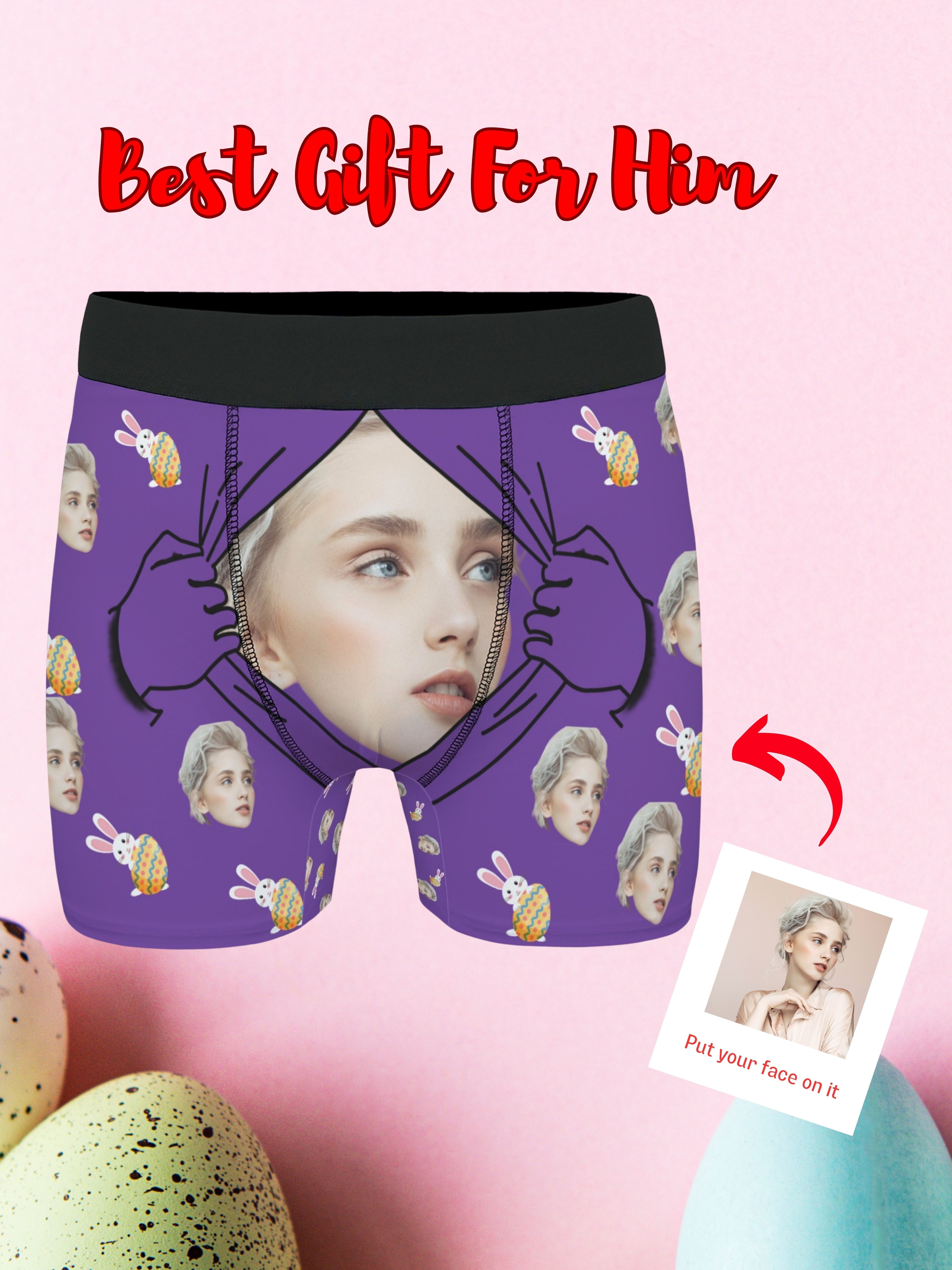 Funny Women's Underwear Personalised Underwear With Your Face