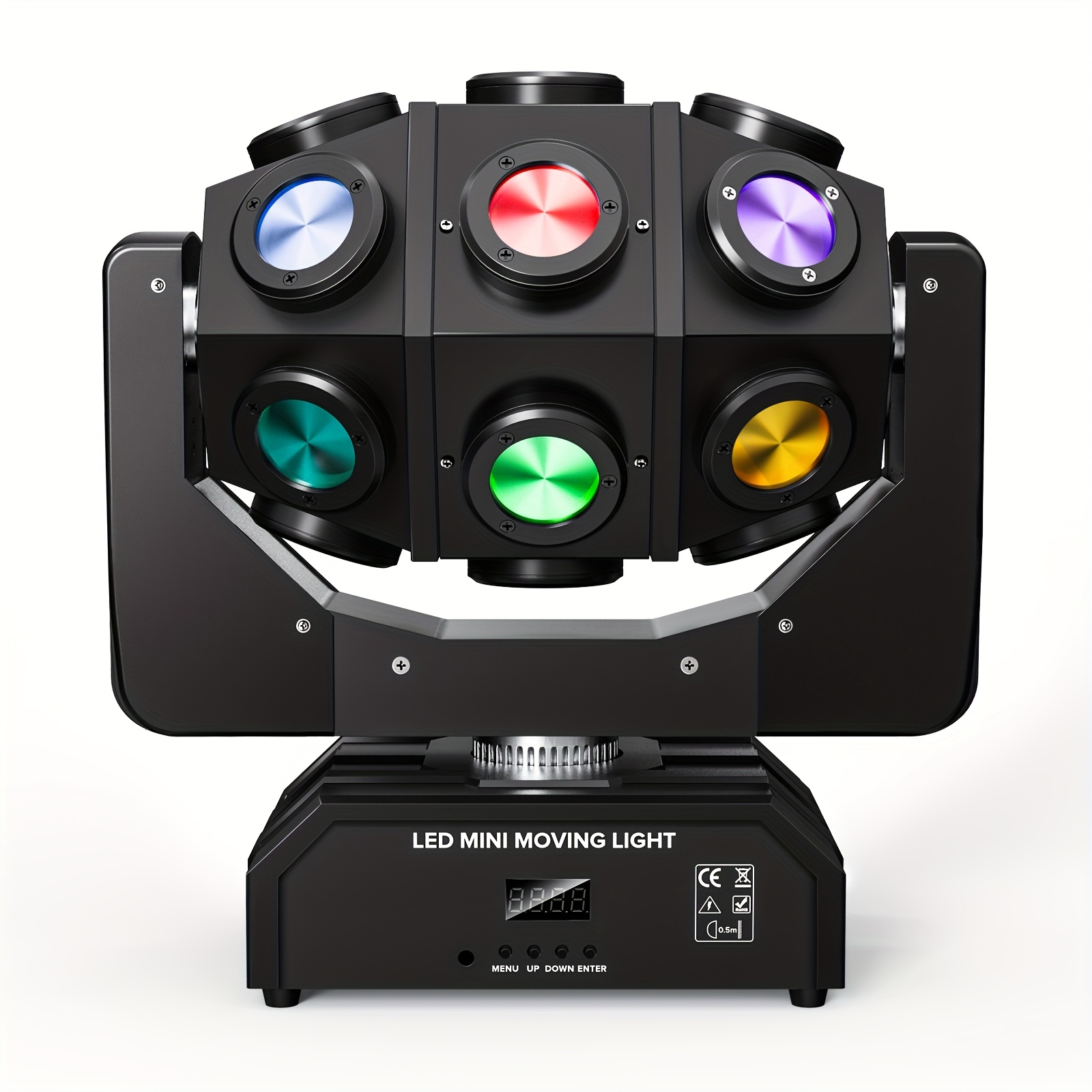 270W Moving Head 18 LED Rotating Beam DMX Stage Light RGBW Halloween Christmas DJ Disco  , Disco Party Supplies, Dj Lighting, Dj Accessories, Stage Effects, Event Decor, Festive  , Dynamic Lighting,  ,  , Rotating Spotlight, Club Owners, Event Planners