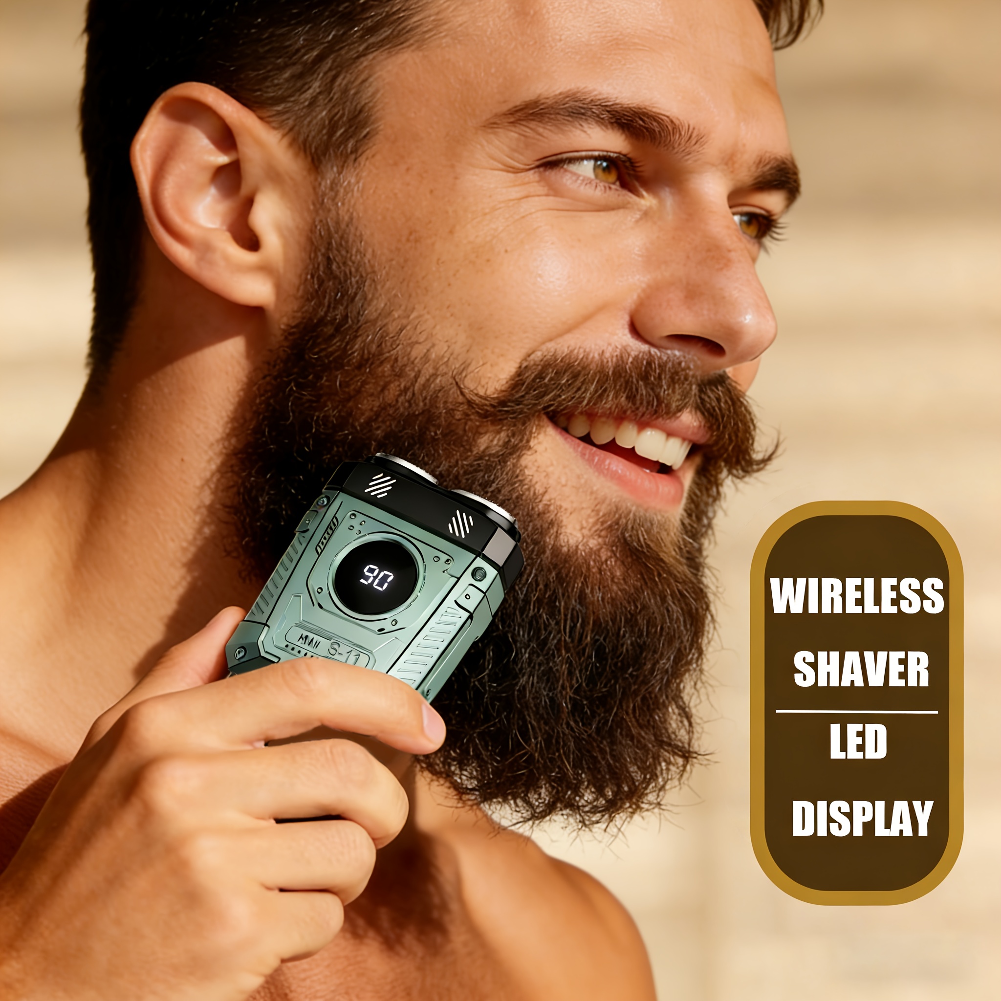WITZIO Men's Electric Shaver S-11 with Storage Bag