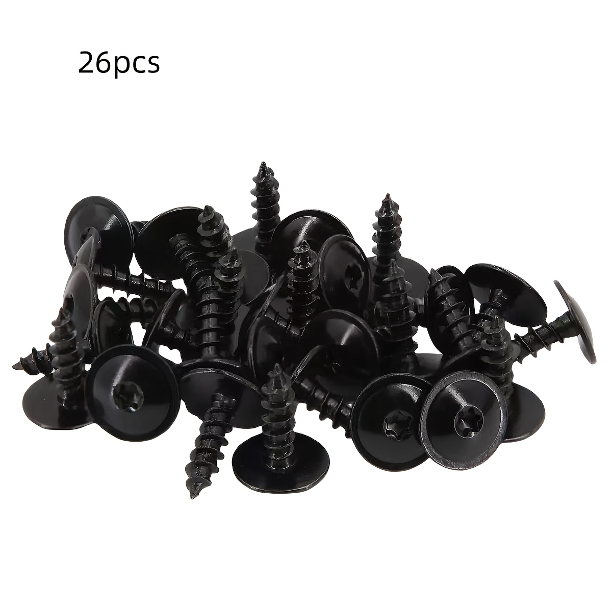 TEMU 26pcs, Self Tapping Screws For Car Mudguards, Suitable For Golf, For , Bora, , And Other Models, Car Screw Fasteners, Hexagon Socket Screws, And