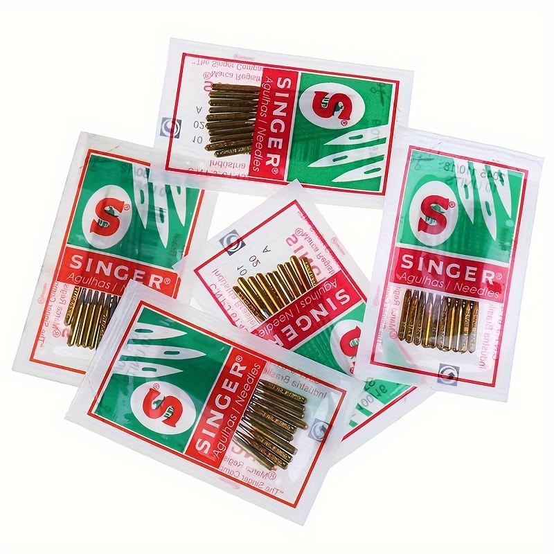 

Singer Universal Sewing Machine Needles 9# 11# 14# 16# 18# - 10pcs Golden Titanium Coated Set For Home And Electric Machines - All Sewing Projects