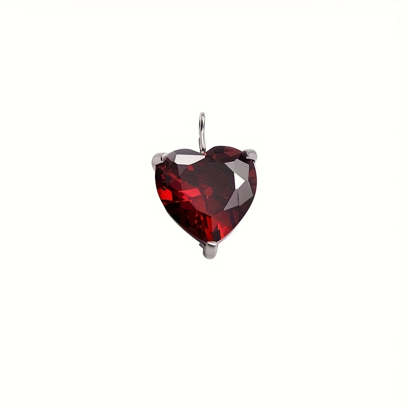 Star and Heart-Shaped Colorful Zirconia Pendant