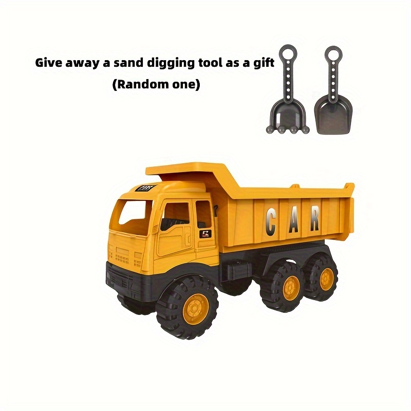 Image of Engineering Car Toy Truck Excavator Mixer Shovel Crane Large Sliding Car Construction Excavator Manual Operation Engineering Vehicle Simulation Tool Car Perfect Gift