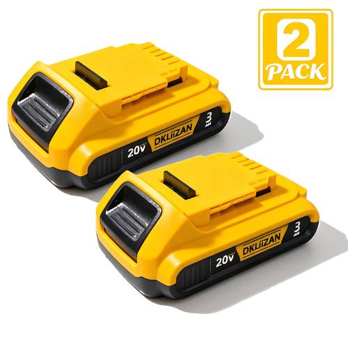 item picture rechargeable battery compatible with dewalt battery for power tools 1 2 4pcs 20v 3 0ah durable and stable output dcb203 dcb200 dcb208 dcb206