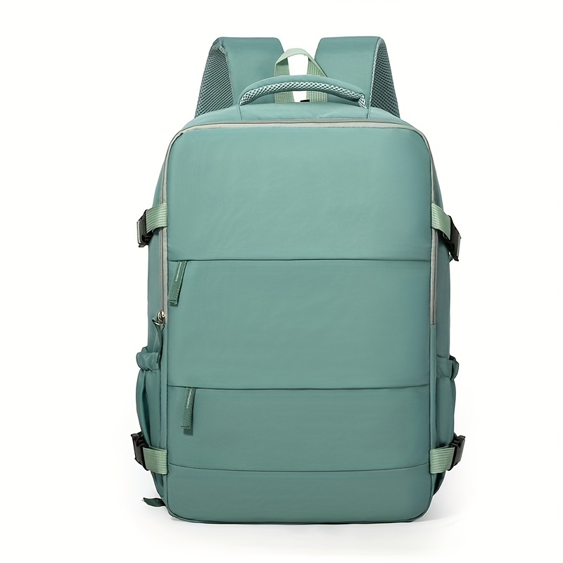 unisex multi pocket travel backpack 180 open main - Temu Italy display picture 1
