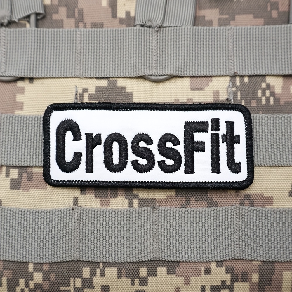 Patch Fitness Sac à Dos Patch Brodé Elitex Training - Velcro Pour Sacs Et Vêtements Sportifs Patch Crossfit