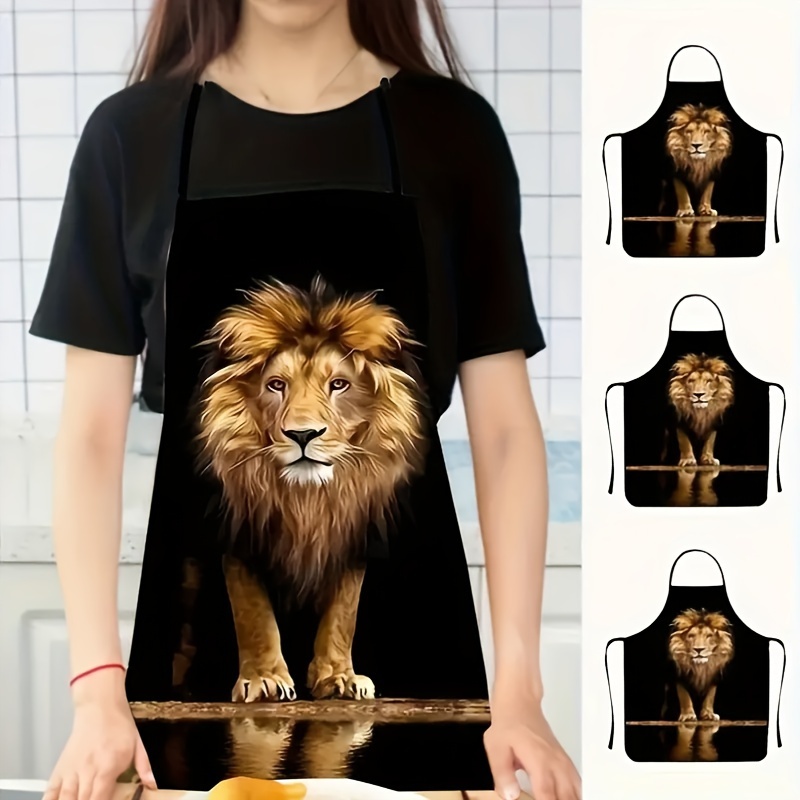 

Lion Apron For Men And Women