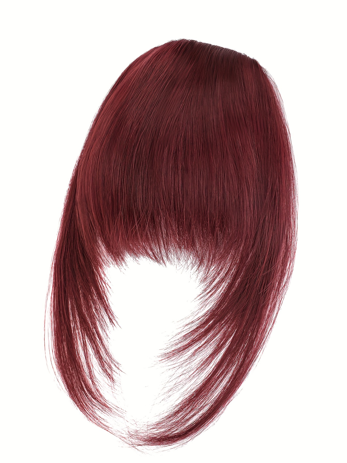 synthetic wig with 12 inch bangs on   suitable for daily   ladies details 36