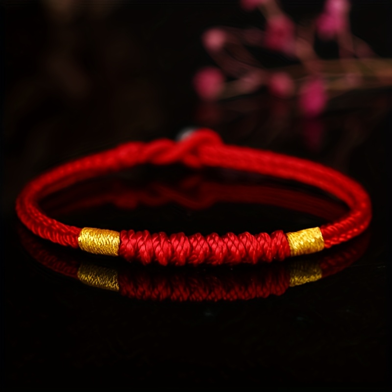 

Handcrafted Red Rope Bracelet, Simple And Elegant, Unisex, For And Gifting