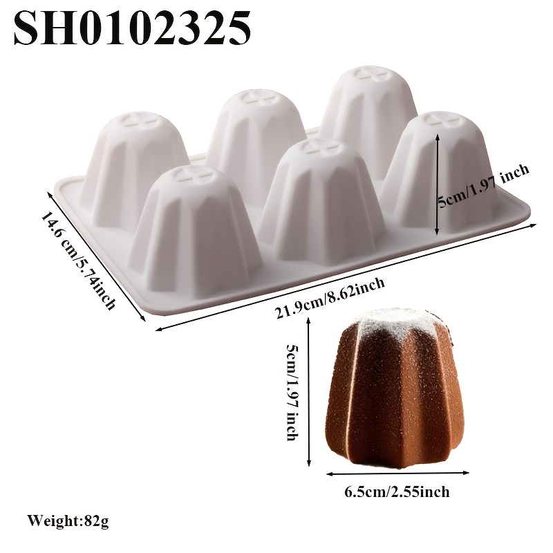 6- Chrysanthemum Chocolate Silicone Mold, , Puff, Mousse Cake Baking Tool, Kitchen Tool