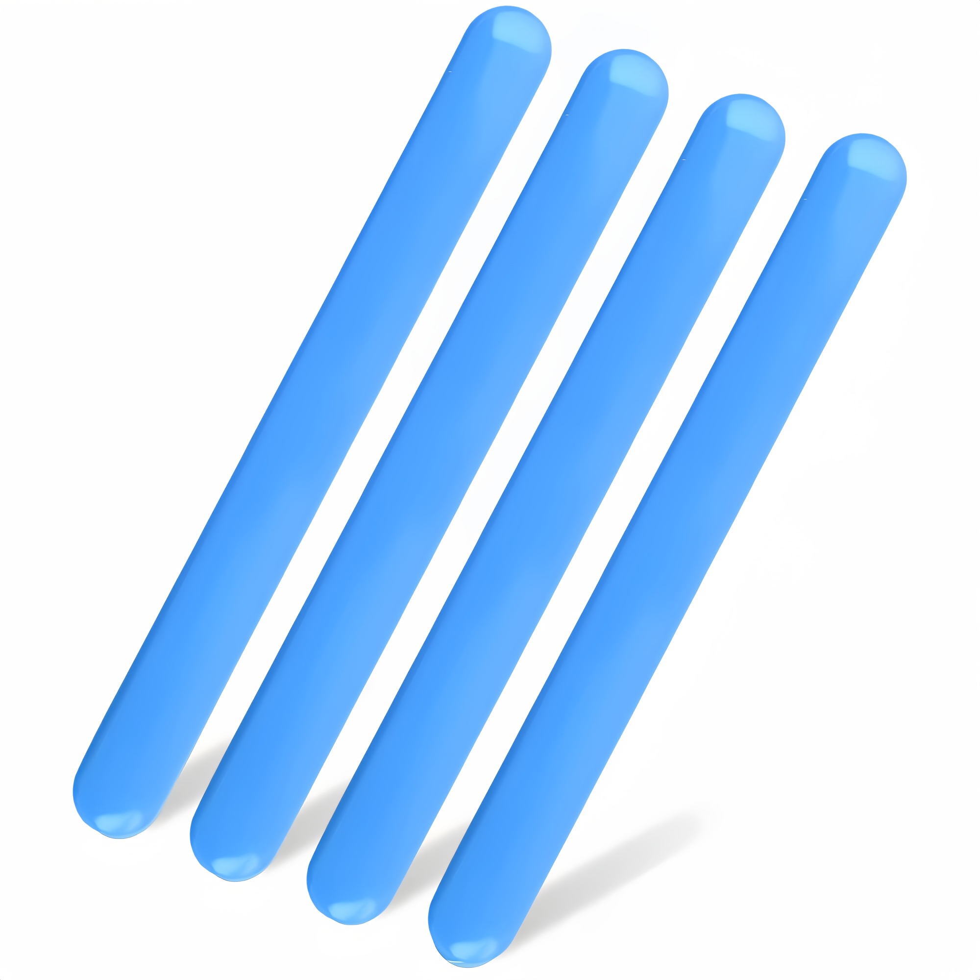 Image of 4pcs Silicone Stir Sticks, Reusable Resin Mixing Sticks, Suitable For Crafts, Gypsum Powder Mixing, Mask Blending, Resin And Epoxy Resin Mixing