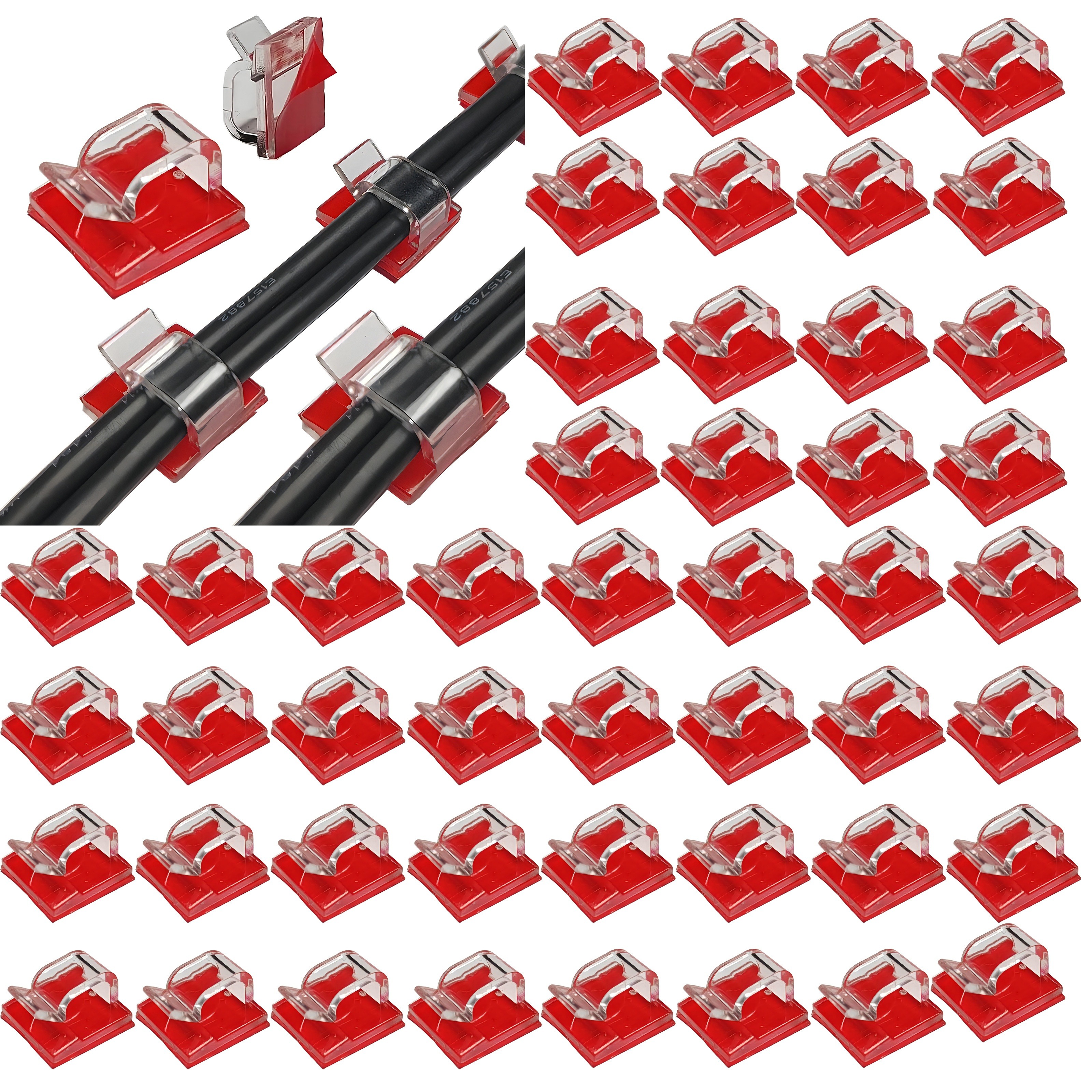 

10/30/50pcs , -adhesive Usb , Organizer, Decoration , Car , Office Desk Phone Charging