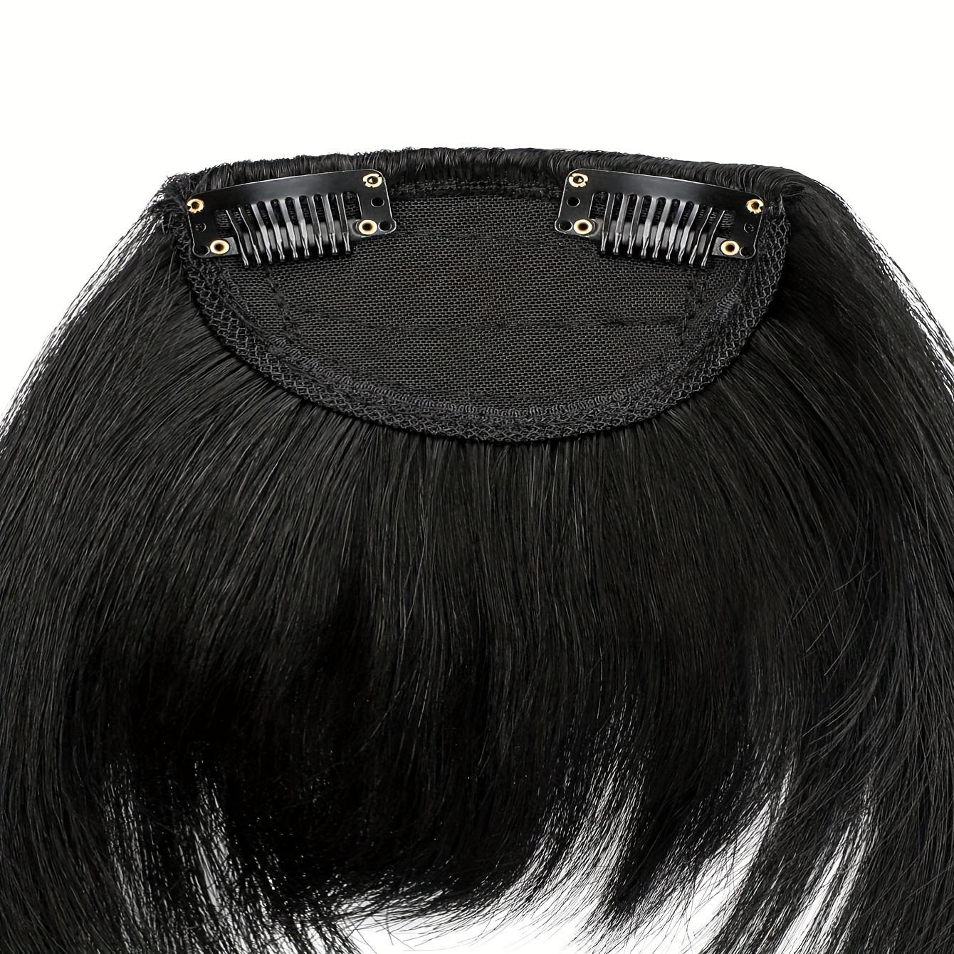 synthetic wig with 12 inch bangs on   suitable for daily   ladies details 7