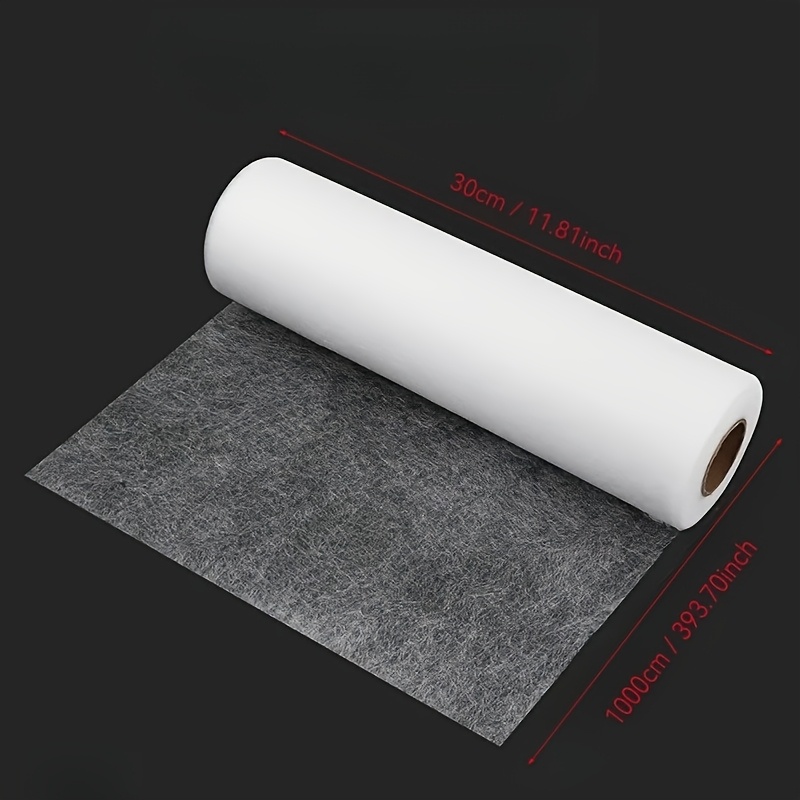 TEMU 1 Roll Of Hot Melt Adhesive Web Double-sided Adhesive Interlining - Clothing Additions Inlay - Double-sided Adhesive Ironing Hot Melt -