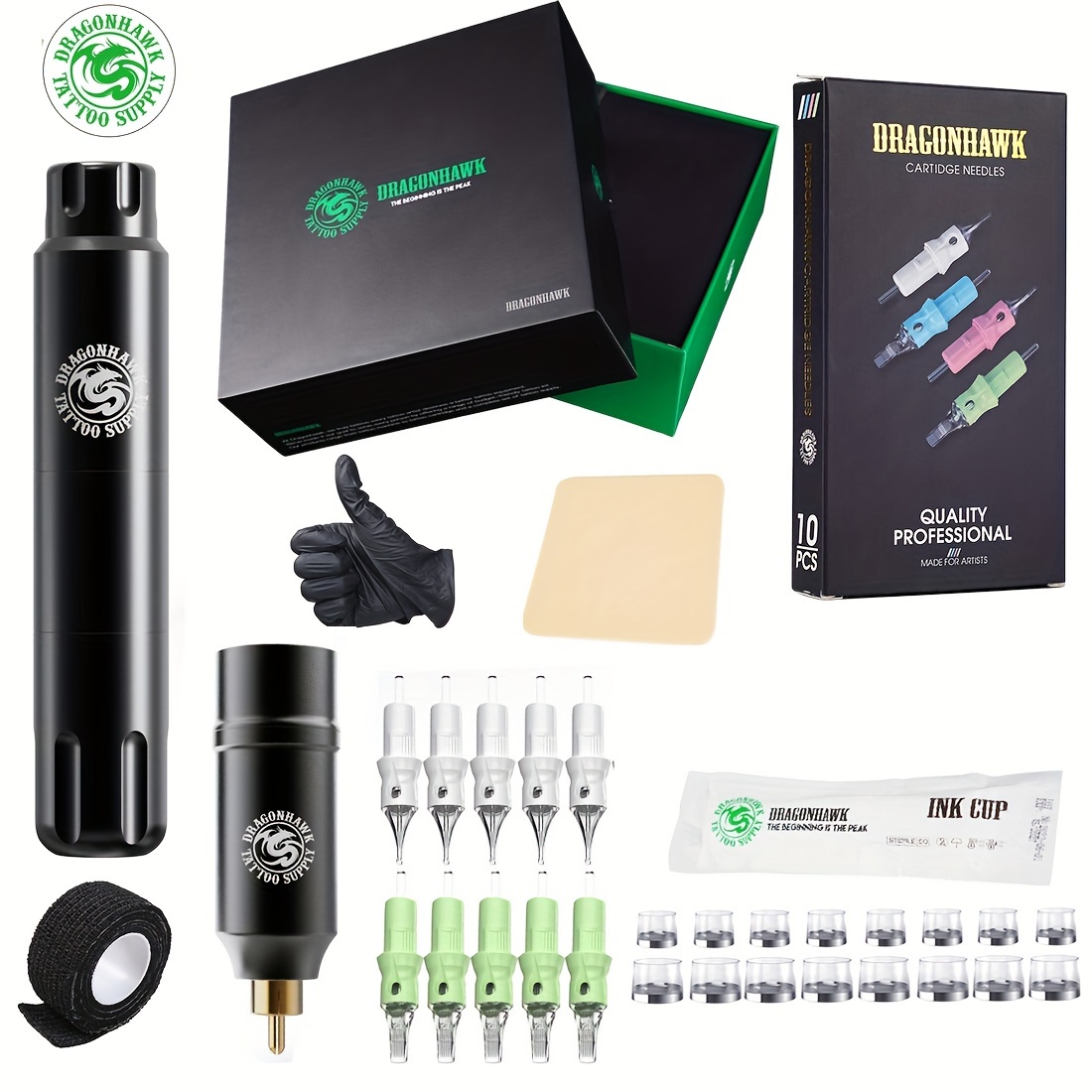 Wireless Tattoo Kit Complete Tattoo Pen Secant Fog - Temu United 