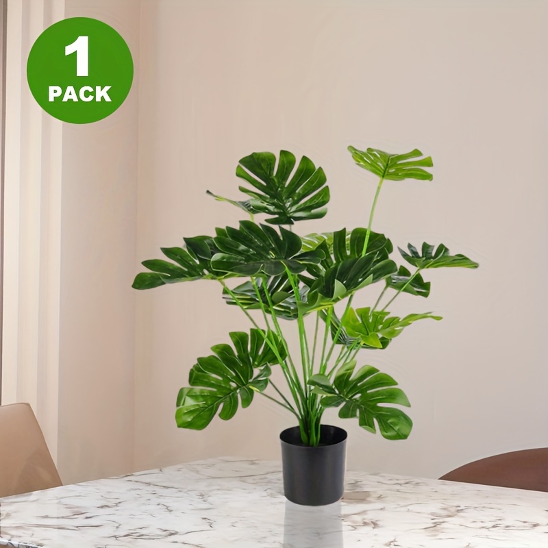 

1 Pack 28" Fake Plants Artificial Floor Plants Indoor Tall For Home Office Living Room Outdoor Decor