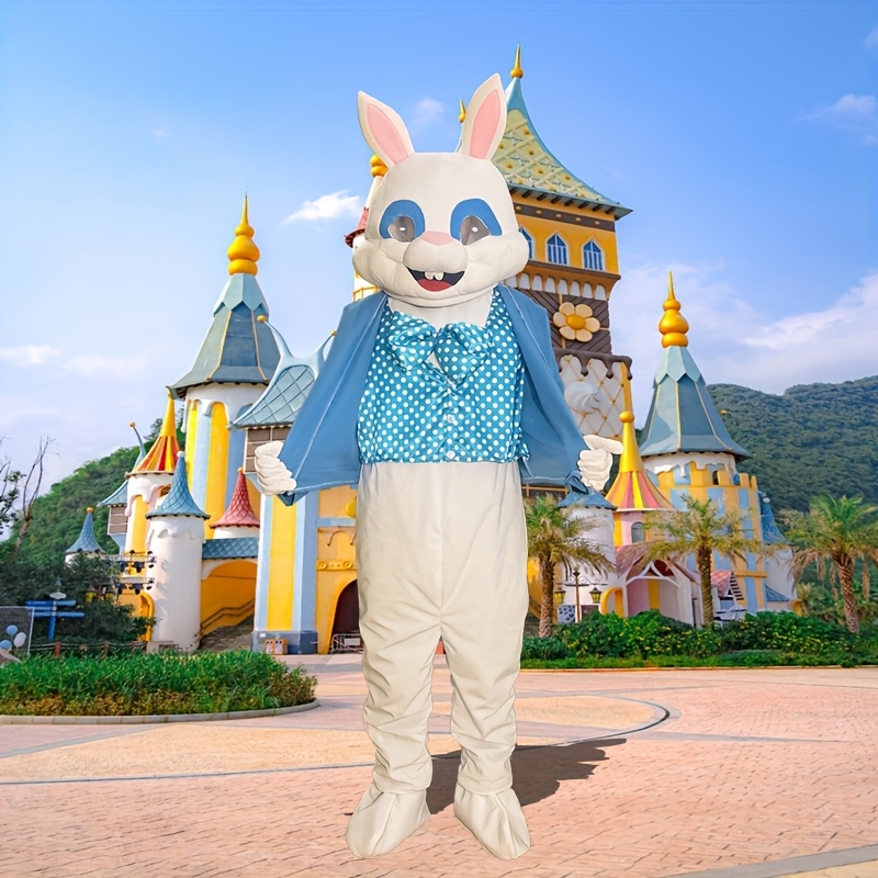 MatGui Easter Party Rabbit Costume Bunny Mascot Costume Adult