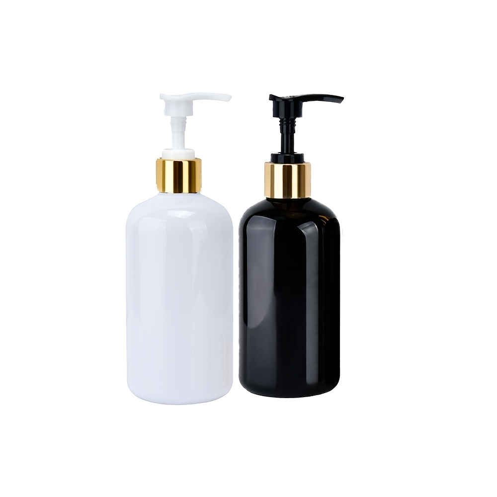TEMU 2-pack 250ml Refillable Hand Soap And Dish Soap Dispenser Set, Pump Bottles For Organizing Decor Storage Kitchen Bathroom, Ideal Holiday Gift,