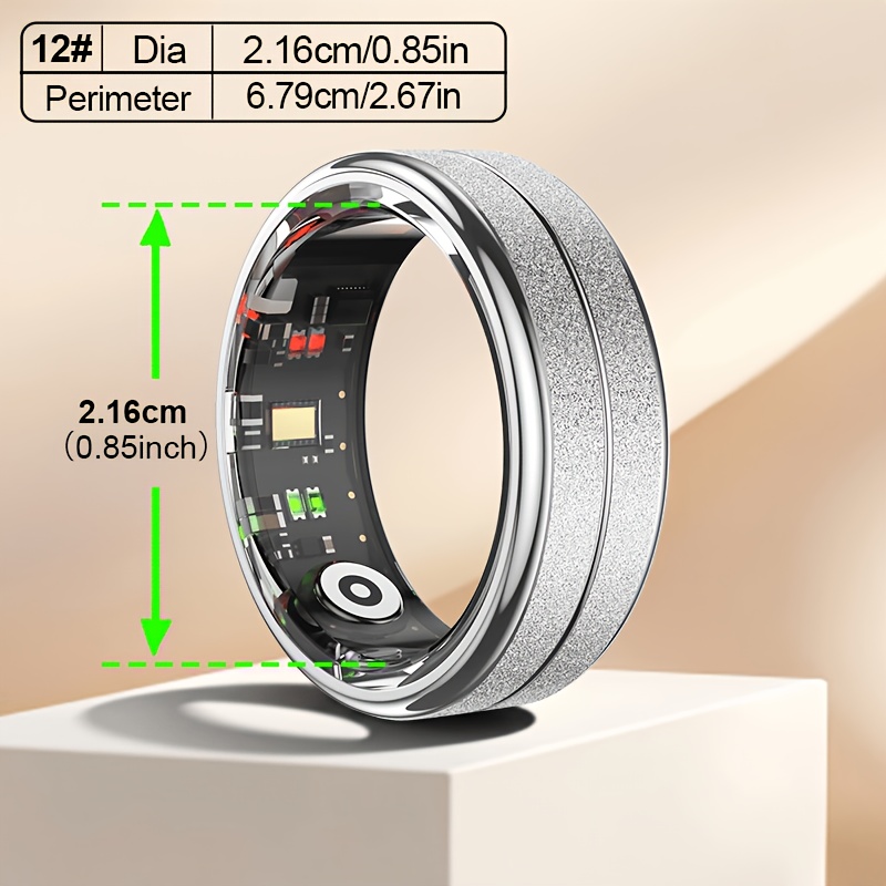 Image of Smart Ring Smart Ring Classic Edition, Featuring A App To Monitor Physical And Mental Health Metrics. It Can Sync With Health And Phone Fit, Is Easy To Charge, And Offers Days Of . It Supports, 5atm