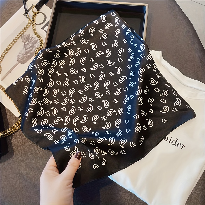 Fashionable Women's Scarf with Four Patterns, Multi-Functional Use