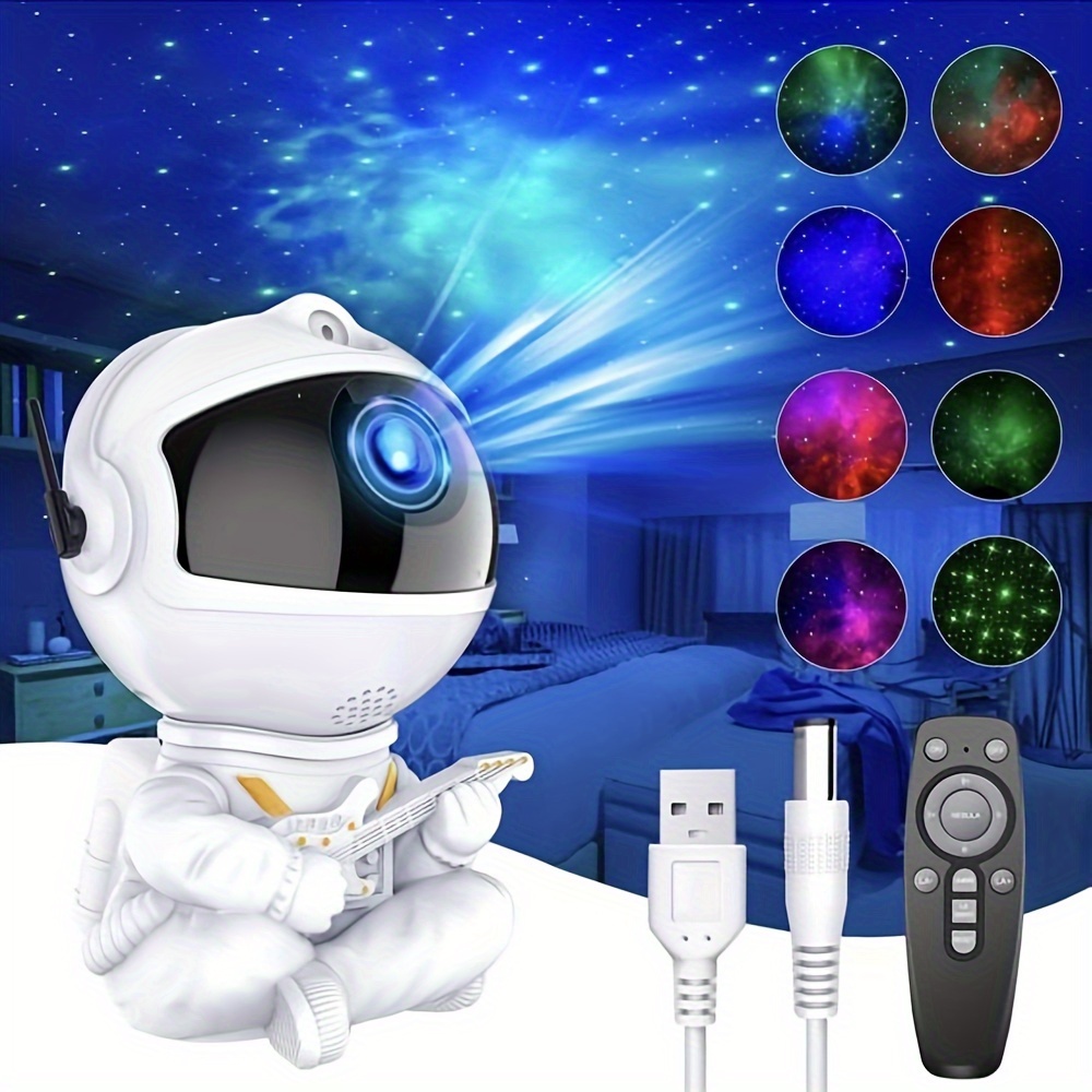 Star Projector Night Light Astronaut LED Projection Lamp with Remote  Control 360 Magnetic Head Rotation Galaxy Space Nebula Projector, Best Gift  For Kids Bedroom, Christmas, Home Party, Valantine Day