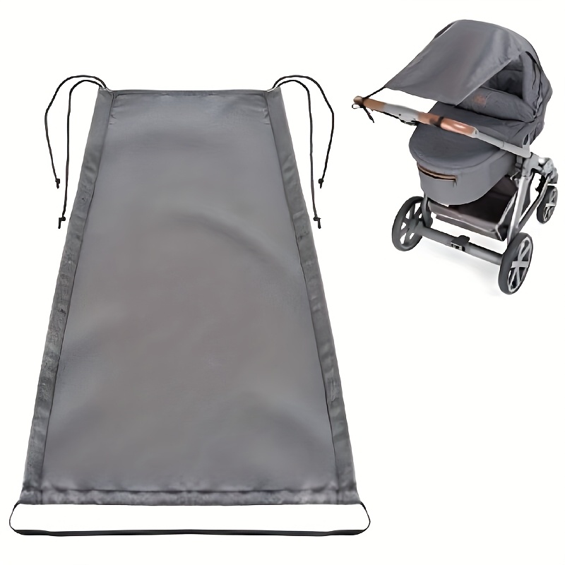 Sonnensegel Für Kinderwagen – Klappbarer UV-Schutz Mit Netz, Ideal Für Unterwegs & Reisen