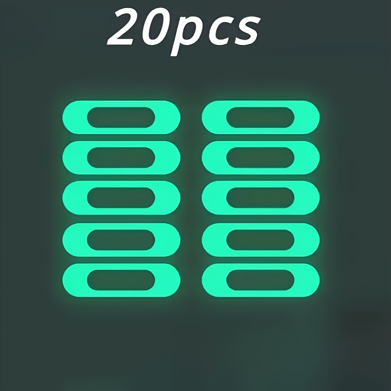 TEMU 20pcs Pack Of Luminous Mobile Phone Charging Port Protective Film, Luminous Design, Can Find The Charging Port In The , Soft Film, Anti-scratch