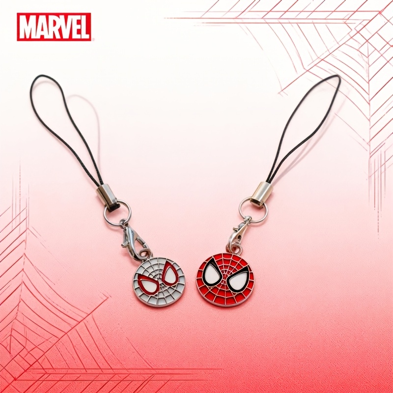 Marvel 2 kosa, obesek za ključe s temo Spider-Man, obesek za ključe, dekoracija za pakiranje za potovanja, obesek za okrasitev nahrbtnika,