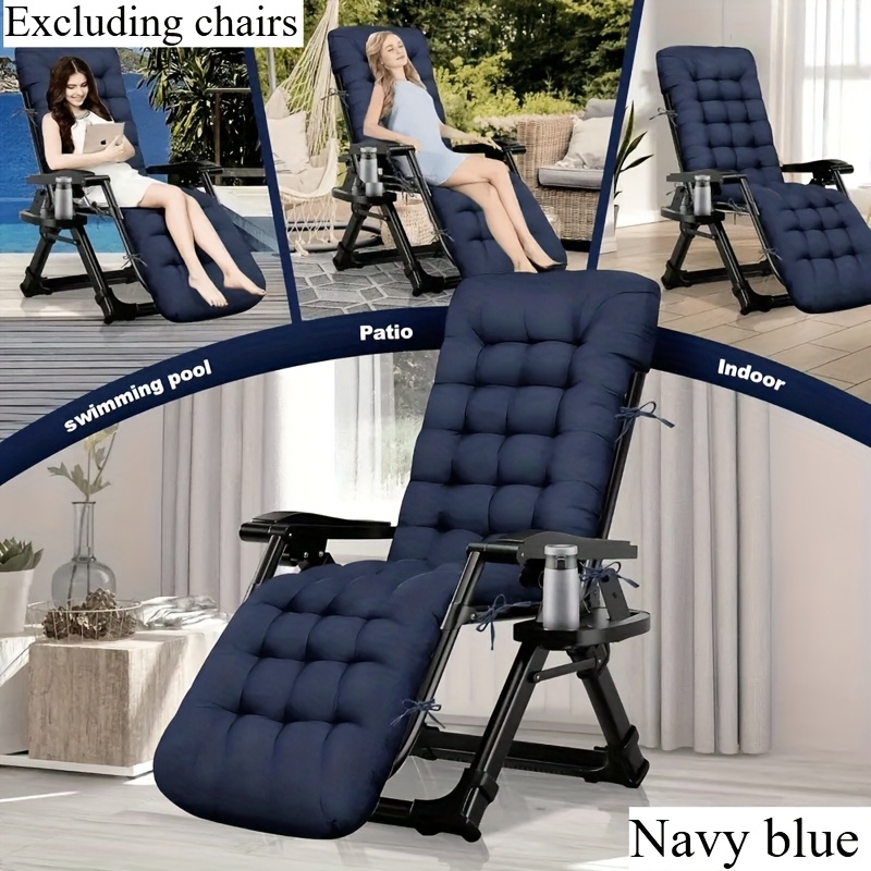 Seat Cushion Memory Foam Chaise Lounge Cover Extra-Thick Memory