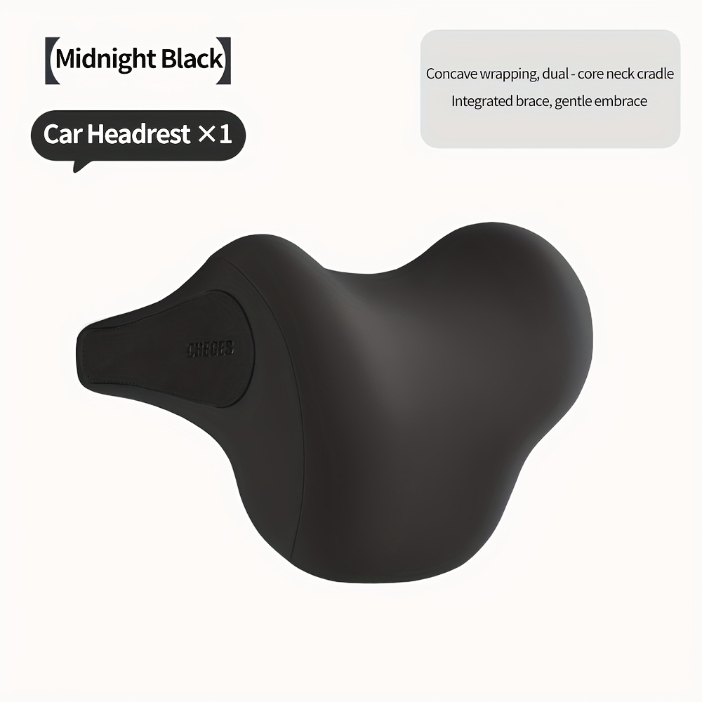 TEMU Car Driving Headrest, Ergonomically Designed, A Comfortable And Soft Neck Support Pillow, Made Of Memory Foam, Suitable For Car Driving,