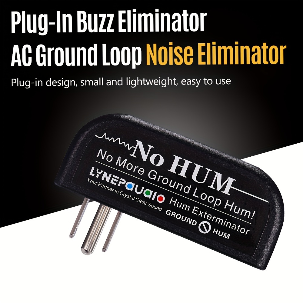 

Lixada Buzz Eliminator Ac Ground Loop Noise Eliminator Plug In Ac Buzz Killer Hum Eliminator Noise Canceller