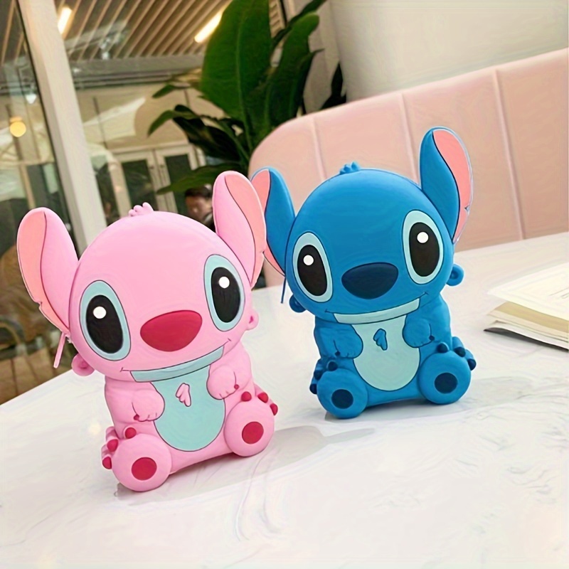 

Cute Cartoon Stitch Silicone Mini Crossbody Bag, 1pc, Freestanding Hanging Shelf Accessory For Various Rooms - Durable Silicone Material