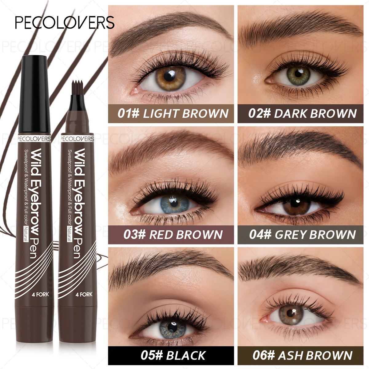 Waterproof Anti-Smudge Eyebrow Pencil