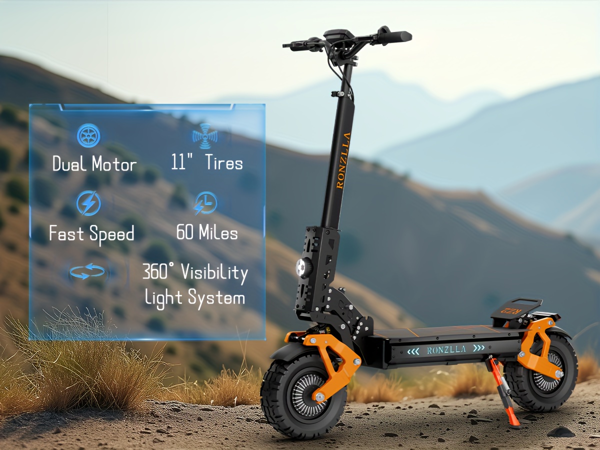fast electric scooter with 60v 19 11 inch off road all terrain tires high speed powerful dual motor 50 60 miles long range for adults ideal for commuting design for   city adventure riding   solution     Product details 10