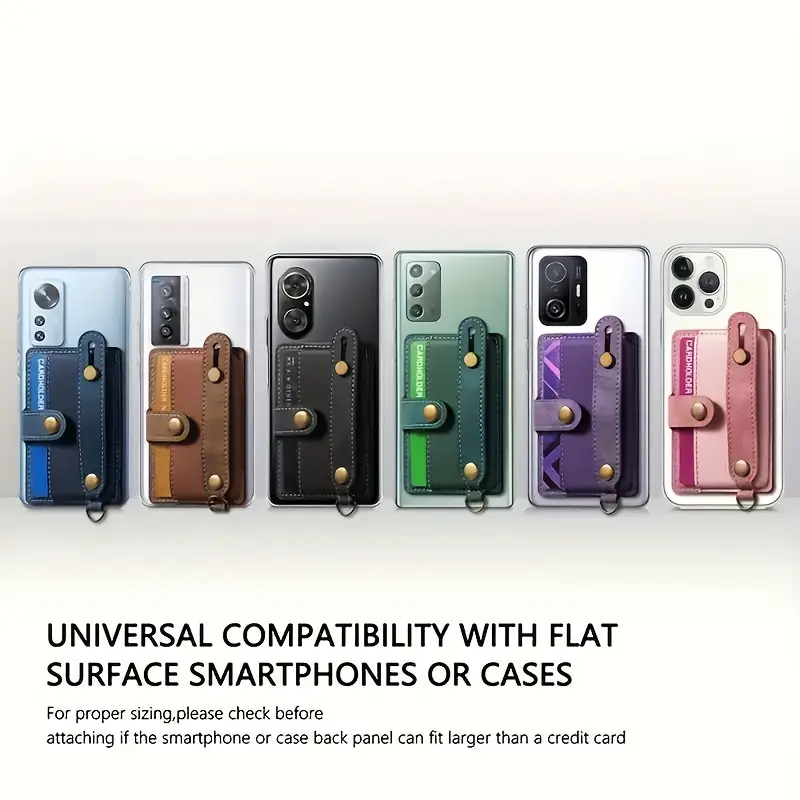 cell phone wallet stick credit card holder back phone - Temu cell phone wallet stick credit card holder back phone - Temu