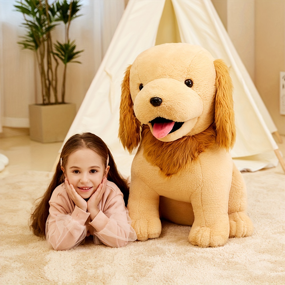 

Ikasa 23" Golden Retriever Dog Stuffed Animal Plush Toy, Large Big Jumbo Puppy Soft Toys, Huge Size Cute Fluffy Fat Plushie, Gifts For Kid