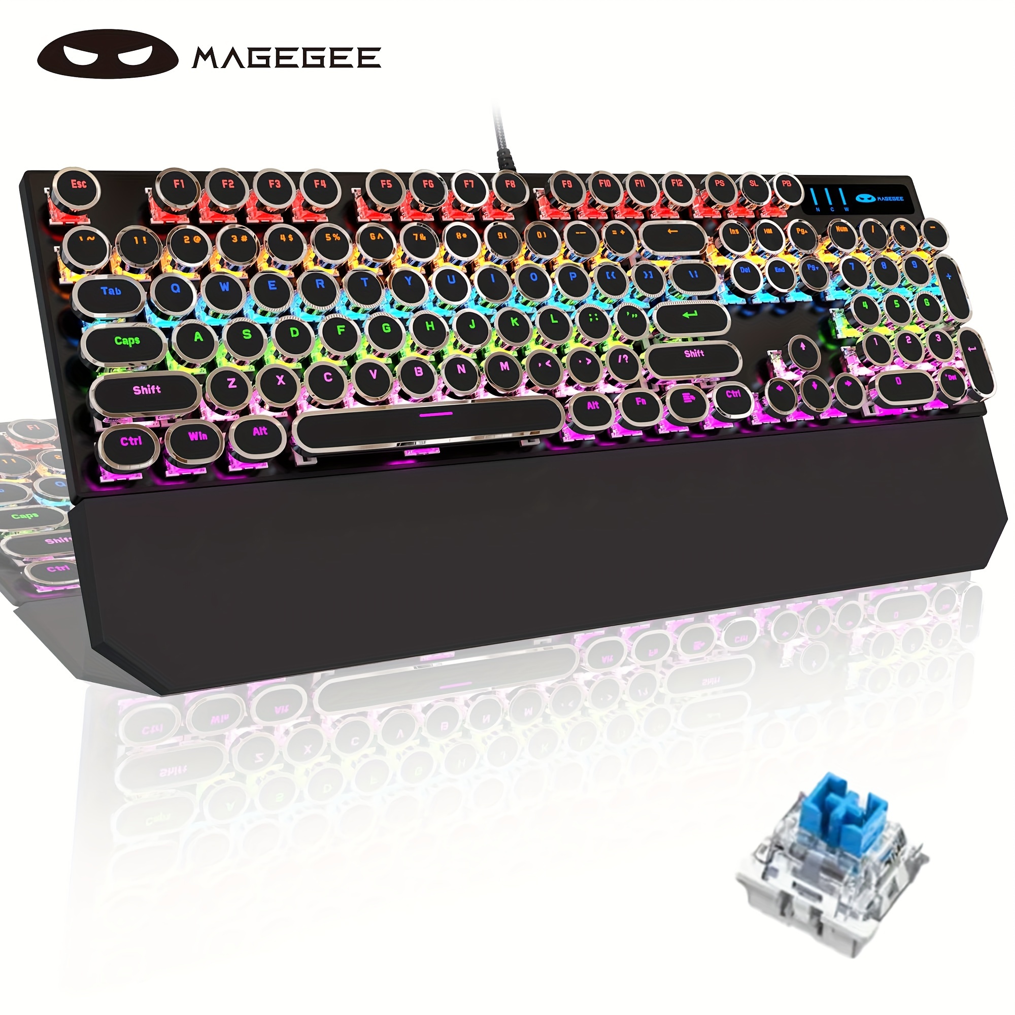 RGB authentic TYPEWRITER KEYBOARD