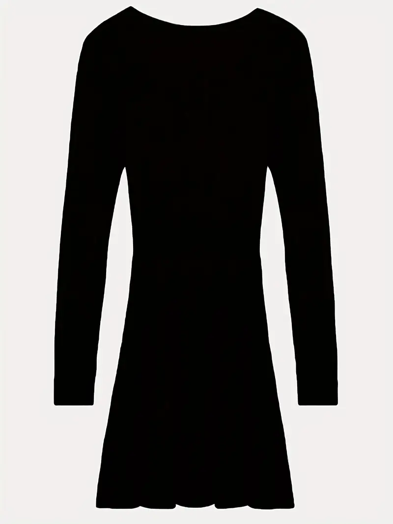 long sleeve dress polyvore Maison Close Pure Tentation Minuit long-sleeve Dress | Black
