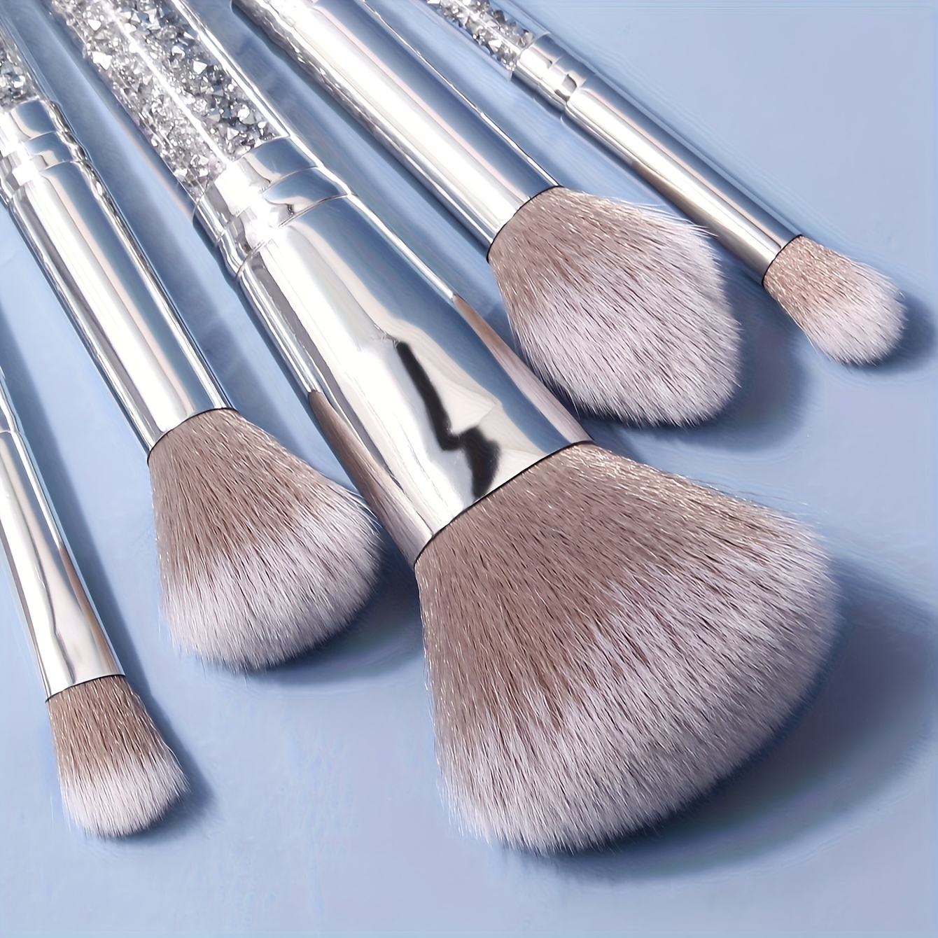 MODA 5-teiliges Make-up-Pinsel-Set In Pastell – Inkl. Tasche Für Unterwegs