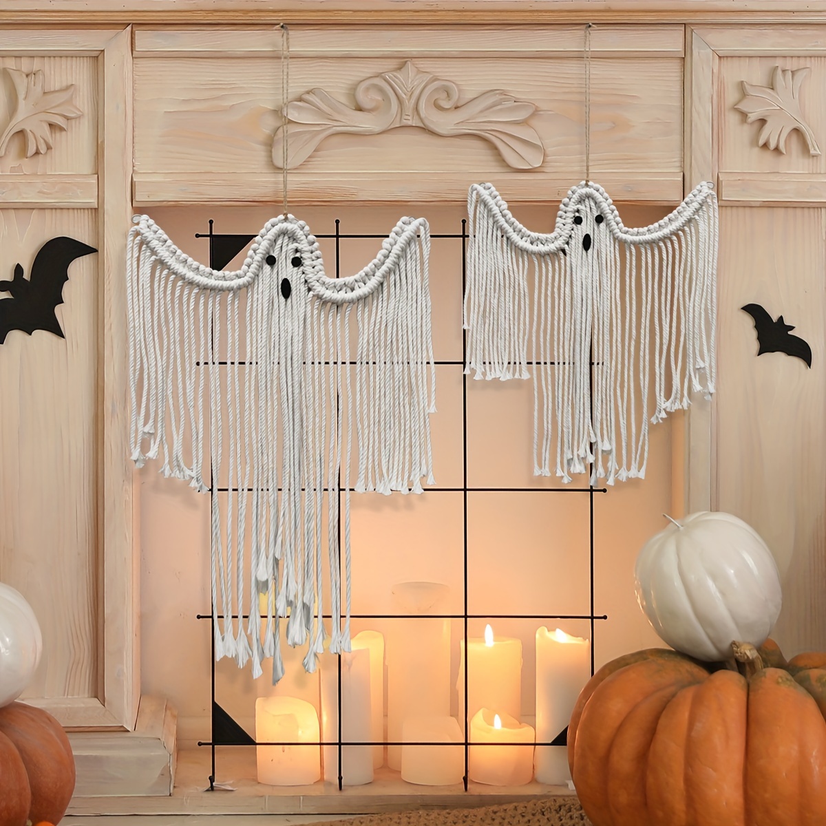 

Handcrafted Hanging - Halloween & Christmas Decor, No Power Needed