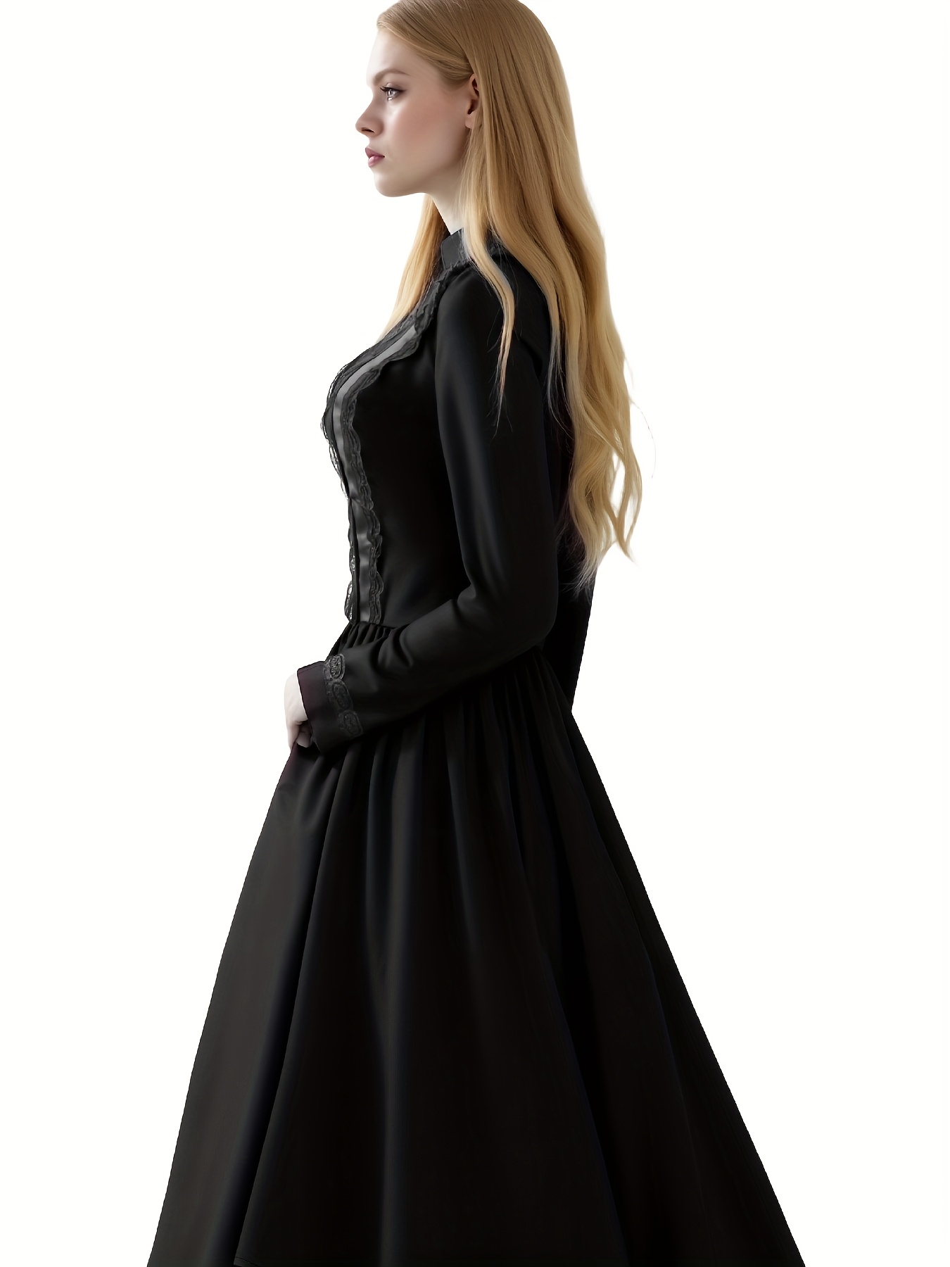 새로운 고딕 레이스 볼 가운 시대 여성 가운 스타일의 여왕의 마스크 무도회 드레스. women's - Temu Republic of  Korea, image size:800x1067