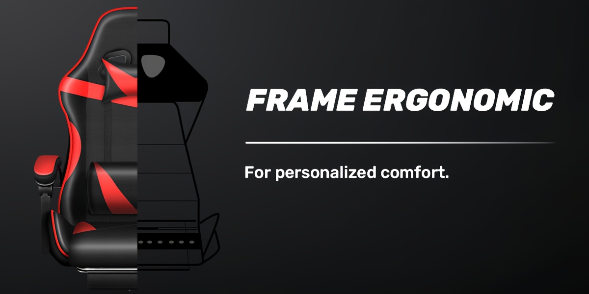 Ergonomic Gaming Chair with Footrest -Heavy-Duty Height-Adjustable Recliner, 3609Swivel & Lumbar Support, Manual ReclineMechanism, Black/Red/WhiteColor Options, Faux -like Texture, FoamPadding & Stainless Steel Frame PC/Office