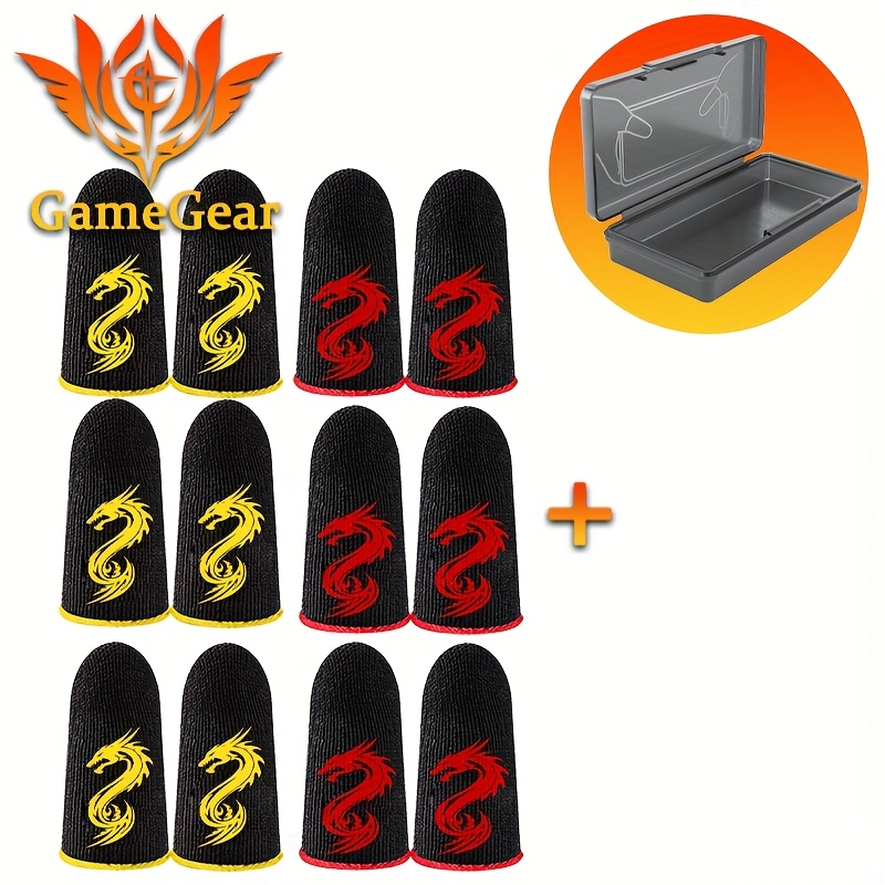   carbon fiber fingerlinge, anti-rutsch, anti-schweiß,   touchscreen gaming fingerlinge