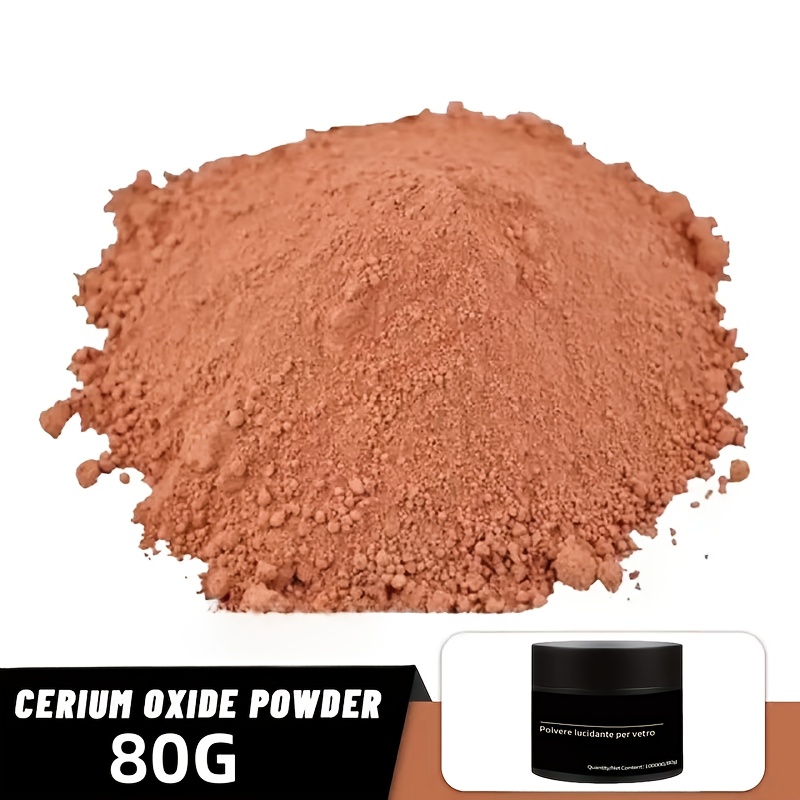 

1pc Oxide Glass Polishing Powder, 80g - Clay-based Compound For Car Windshield, Mirror & Restoration, Removal & Shine Enhancement